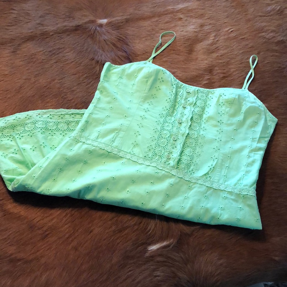 Juicy Couture lime green sundress size M